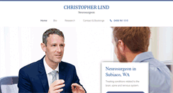 Desktop Screenshot of neurosurgeryperth.com